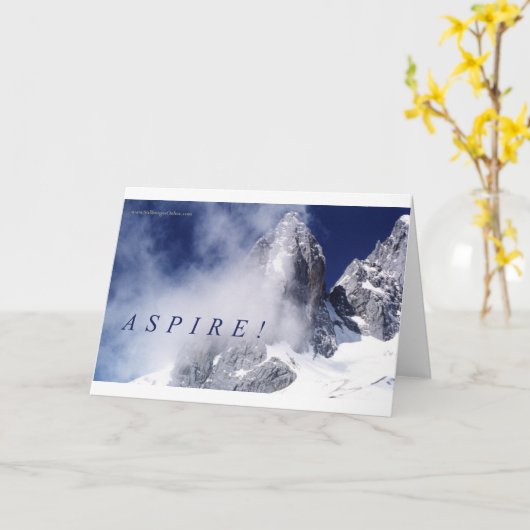 Aspire! Kaart (Gele Bloem)