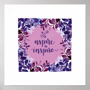 Aspire naar Inspire Poster