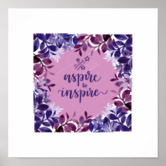 Aspire naar Inspire Poster