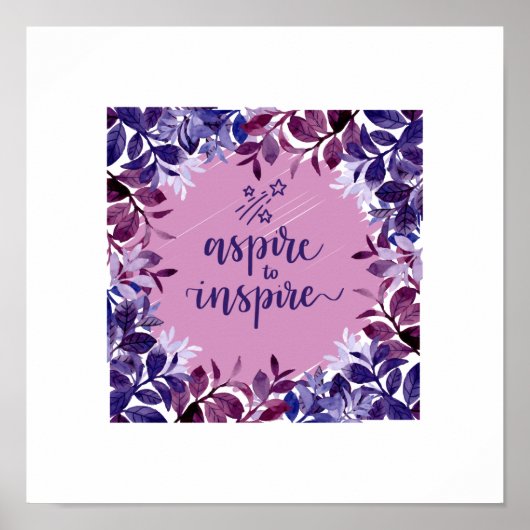 Aspire naar Inspire Poster (Voorkant)