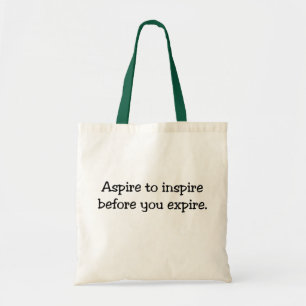 Aspire om te injecteren voordat u de Canvas tas ve