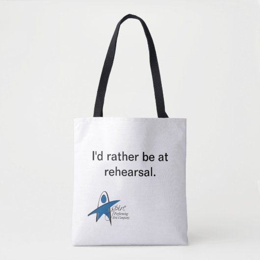 Aspire PAC repetitiezak Tote Bag (Voorkant)