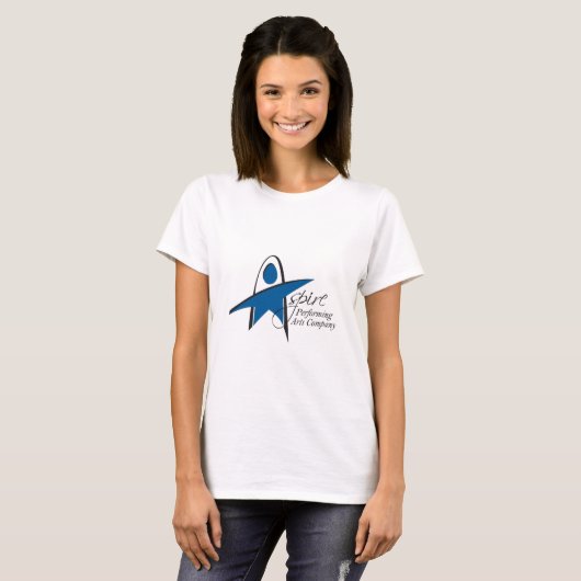 Aspire PAC T-shirt Klassieke vrouw - Wit (Voorkant volledig)