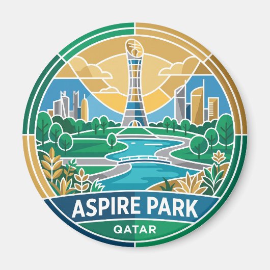 Aspire Park Qatar Magneet (Voorkant)