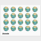 Aspire Park Qatar Ronde Sticker (Vel)