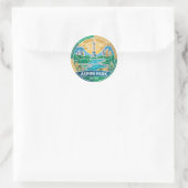 Aspire Park Qatar Ronde Sticker (Tas)