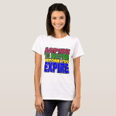 ASPIRE TE INSPIRE VOORDAT U VERVALT T-SHIRT (Voorkant volledig)