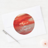 "Aspire to Inspire" Sticker (Envelop)