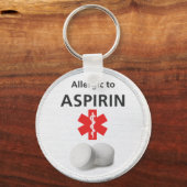 Aspirin Allergy Sleutelhanger (Voorkant)