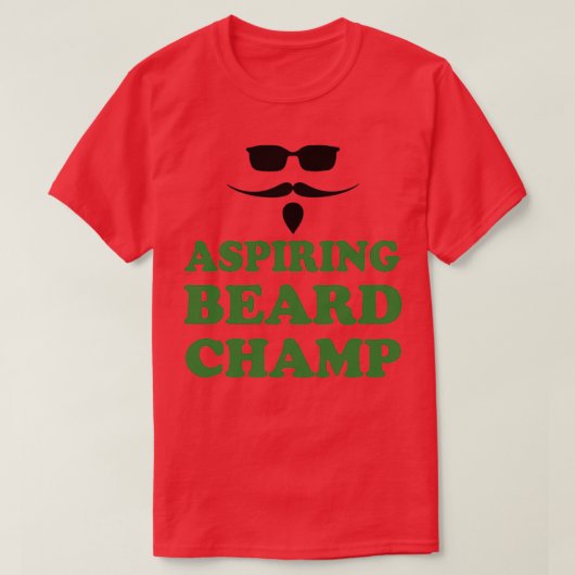 Aspiring Beard Champ T-shirt (Design voorkant)
