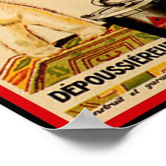 Aspiron Paris Teddy Bear Ad Poster (Hoek)