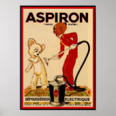 Aspiron Paris Teddy Bear Ad Poster (Voorkant)