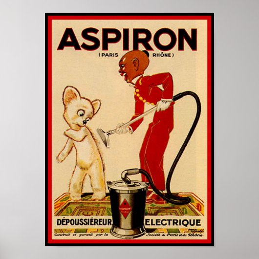 Aspiron Paris Teddy Bear Ad Poster (Voorkant)