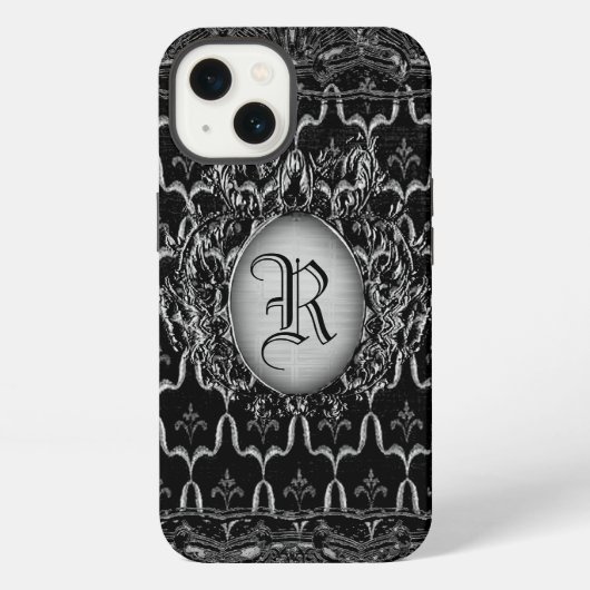 Aspley Shadow Monogram iPhone Hoesje (Achterkant)
