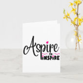Asre To Insre Sitive Motivational Gift Tee Kaart (Gele Bloem)