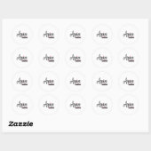Asre To Insre Sitive Motivational Gift Tee  Ronde Sticker (Vel)