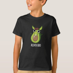 Ass-vocado Grappige Avocado Grapjas Donkere Achter T-shirt