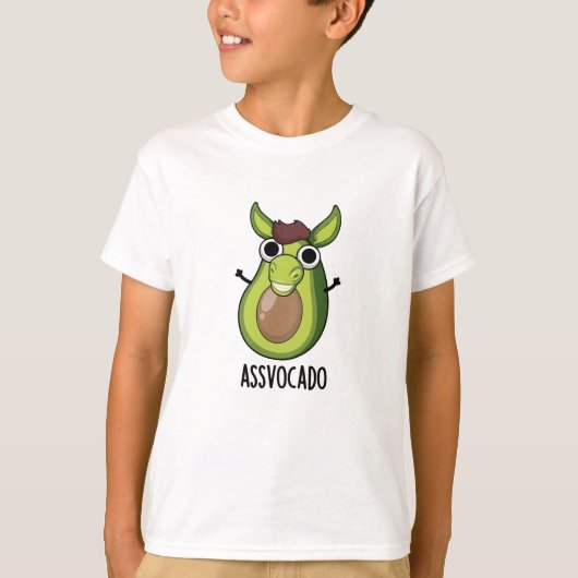 Ass-vocado grappige avocado woordspeling t-shirt (Voorkant)