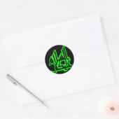 Assalam Alaikum Ronde Sticker (Envelop)