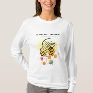 Assalamu'alaikum - Arabische kalligrafie T-shirt
