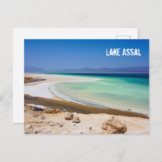 Assalsee | Dschibuti Briefkaart (Voorkant / Achterkant)