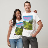 Assam India reisposterprint. T-shirt (Unisex)