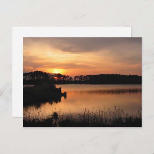 Assaoman Sunset Briefkaart (Voorkant / Achterkant)