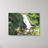 Assaranca Waterfall, Ierland Canvas Afdruk (Voorkant)