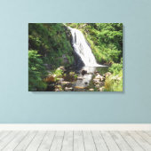 Assaranca Waterfall, Ierland Canvas Afdruk (Insitu (Houten vloer))