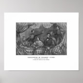 Assassering van President Lincoln Poster (Voorkant)