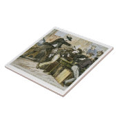 Assassering van "Wild Bill" (W.B. Hickok) van Jack Tegeltje (Zijkant)