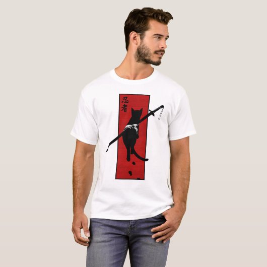 Assassin cat t-shirt (Voorkant volledig)