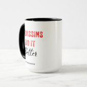 Assassin doet het betere koffie-Mok Mok (Voorkant links)
