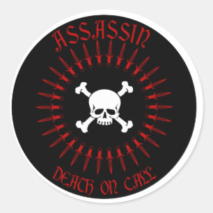 Assassin Ronde Sticker