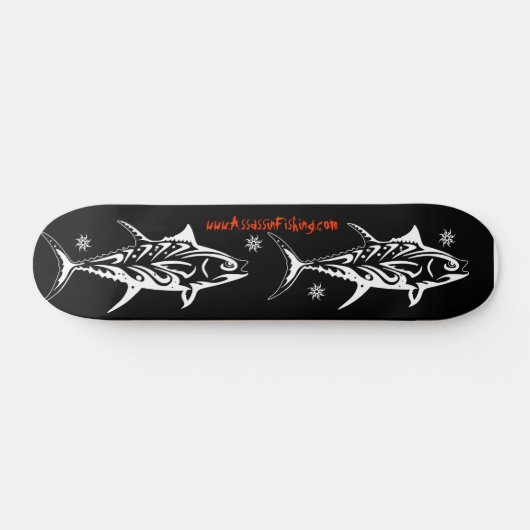 Assassin Vist - Tribal Black Skateboard (Horizontaal)