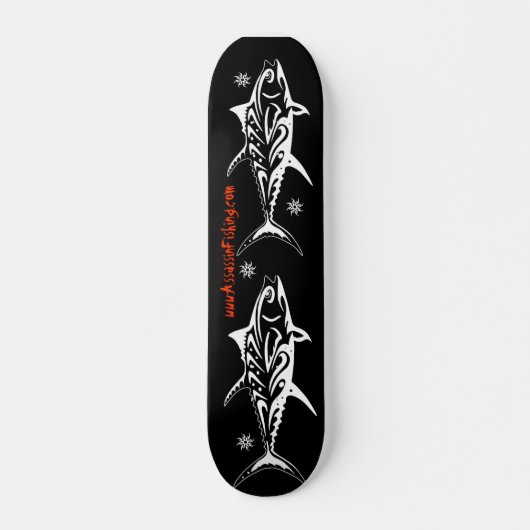 Assassin Vist - Tribal Black Skateboard (Voorkant)