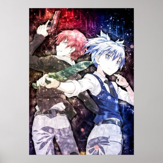Assassination Classroom Karma Nagisa Poster (Voorkant)