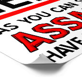 Assassins mislukt Funny Poster (Hoek)