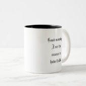 Assassins Tweekleurige Koffiemok (Voorkant rechts)