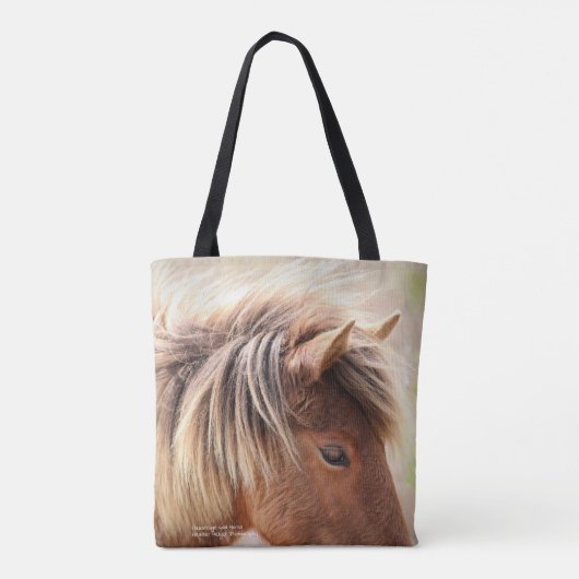 Assateage Wild Horse Tote Bag (Achterkant)