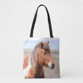 Assateage Wild Horses Tote Bag (Voorkant)