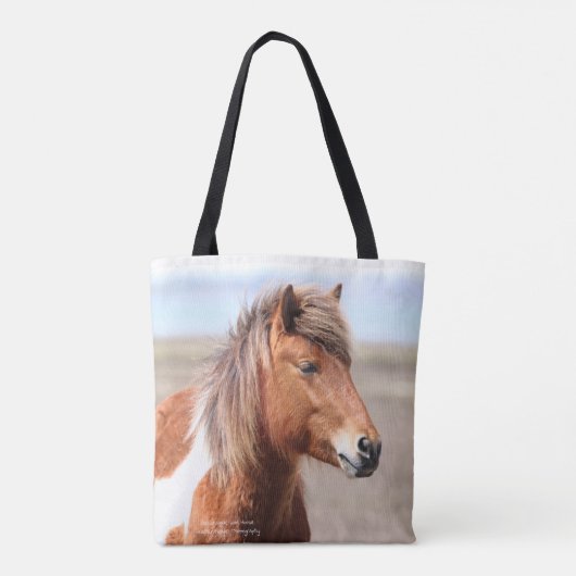 Assateage Wild Horses Tote Bag (Achterkant)