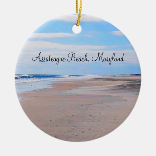 Assateague Beach Ornament (Voorkant)