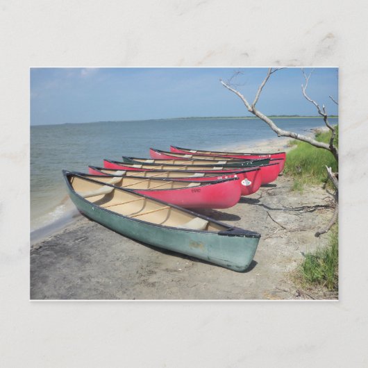 Assateague Canoes Briefkaart (Voorkant)