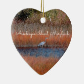 Assateague Heron Ornament (Rechts)