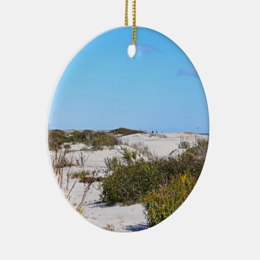 Assateague Island Beach Keramisch Kerstversiering Ornament (Rechts)