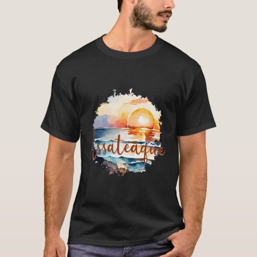 Assateague Island Coastal Uitzicht T-shirt (Voorkant)