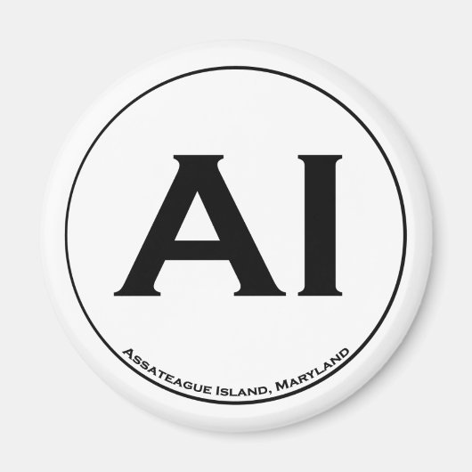 Assateague Island Magnet (Voorkant)