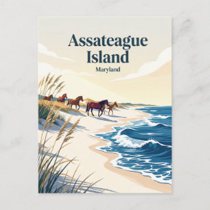 Assateague Island Maryland Briefkaart