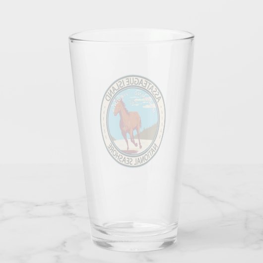 Assateague Island National Seashore Badge Glas (Achterkant)